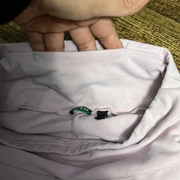 GUESS Lilac striped Logo Leggings - Picture 5 of 5